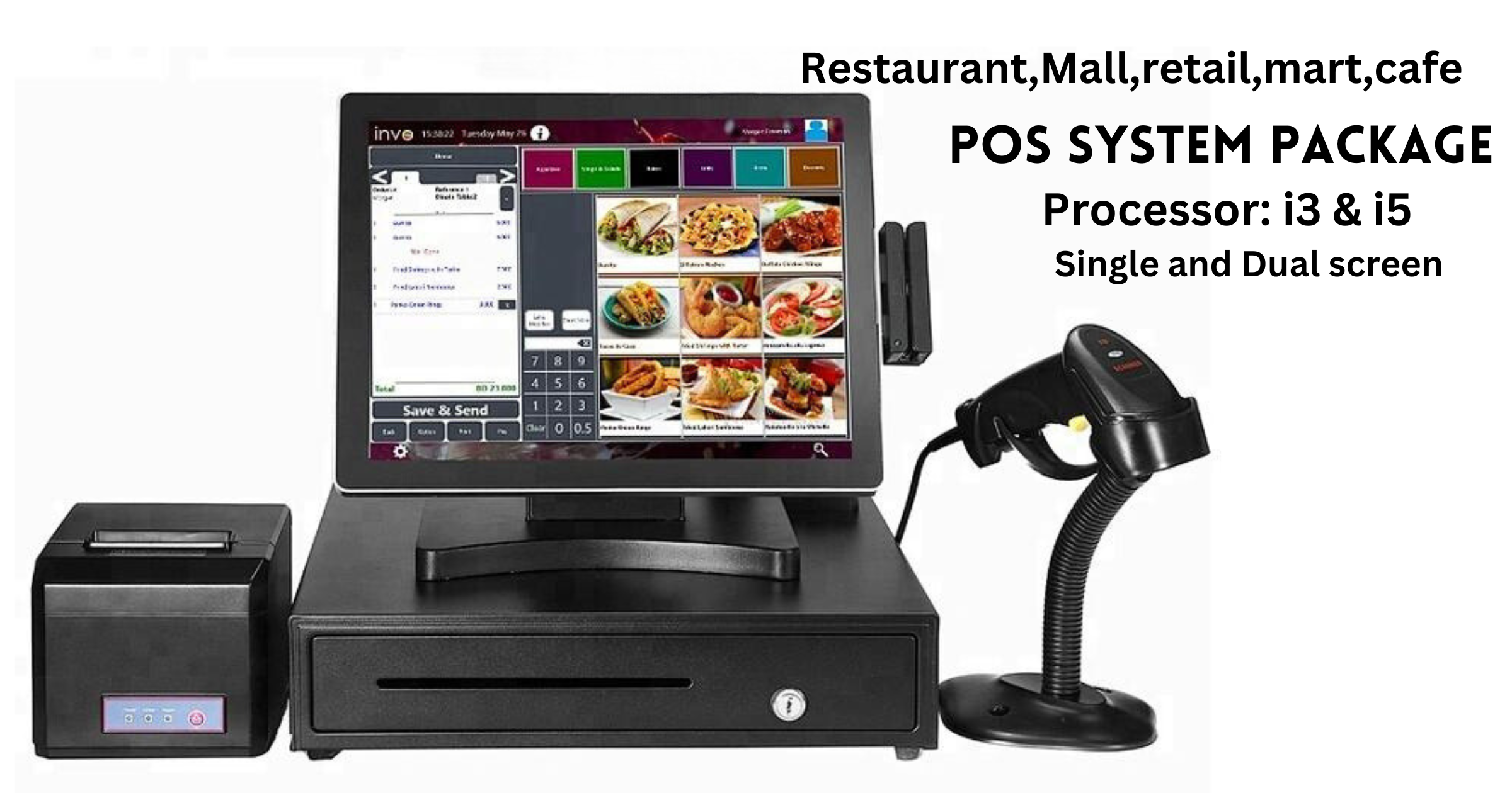 POS in Nepal – I5 Dual Screen POS System in Nepal
