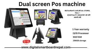 Pos system dual screen; pos machine price in Nepal