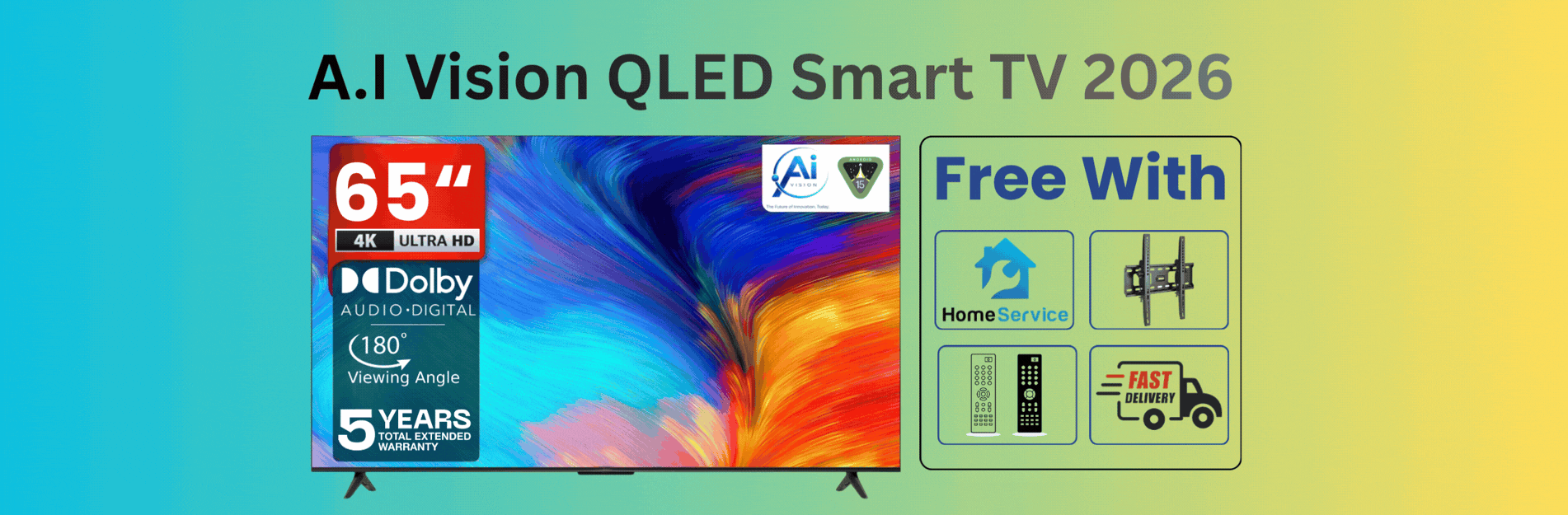 A.I Vision 43 Inch TV in Nepal – 2026 Price, Full Specs & Review